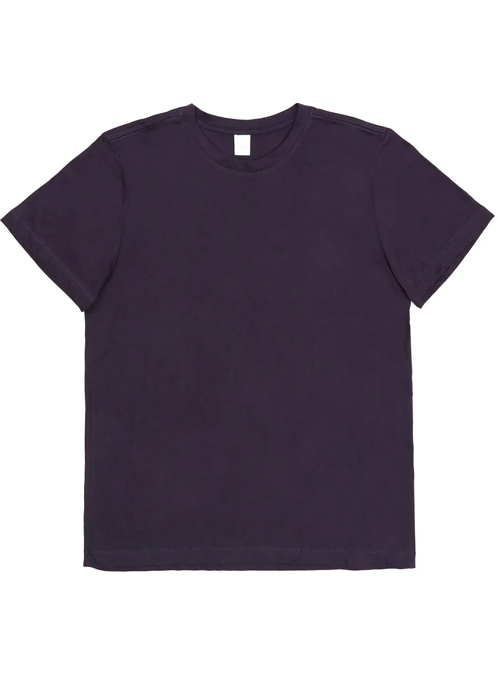 Camiseta Algodão Pima Gola U Marinho