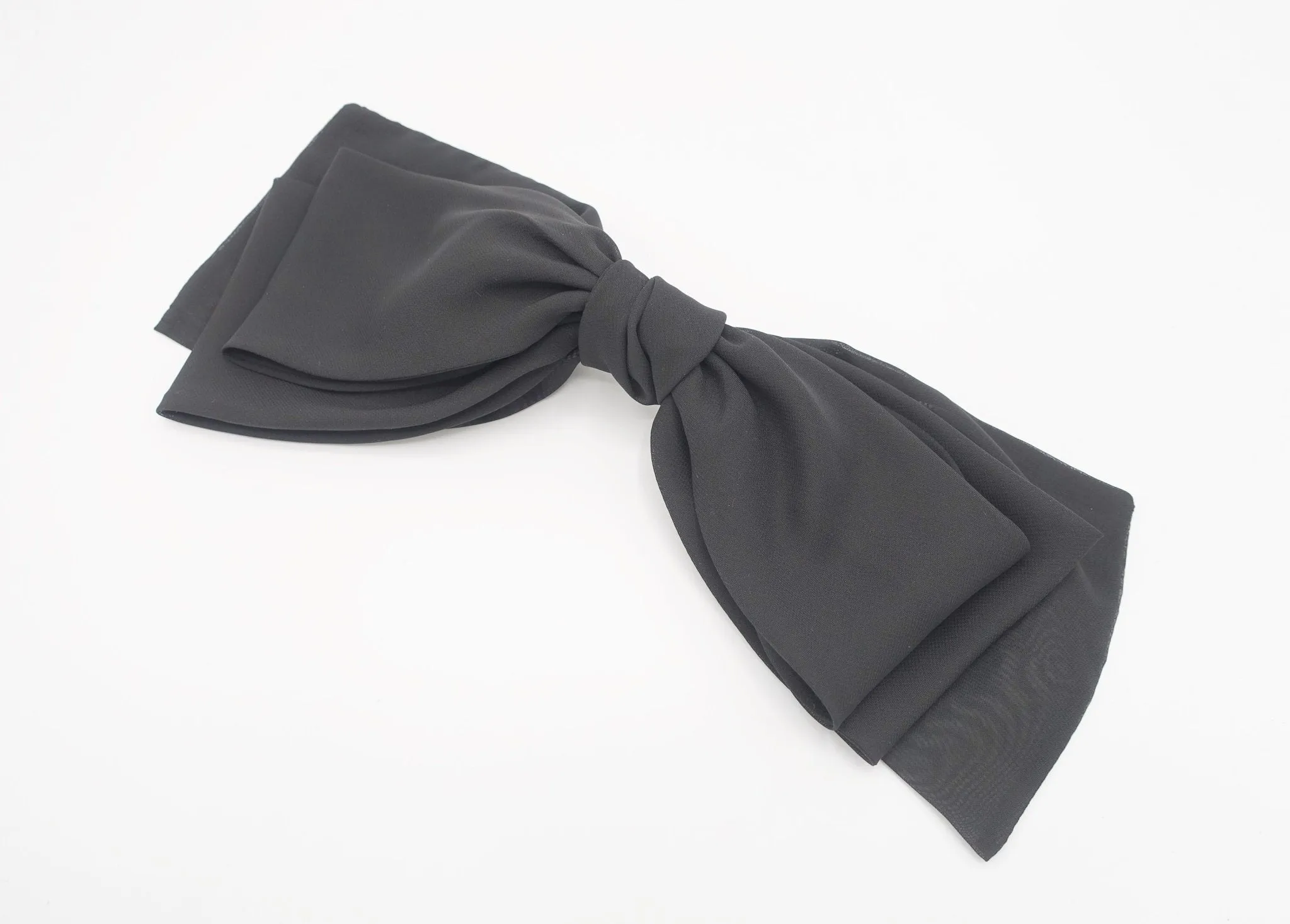 chiffon hair bow, stylish hair bows for women
