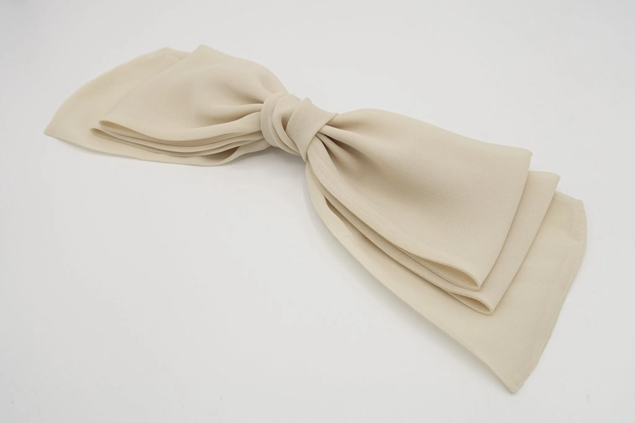chiffon hair bow, stylish hair bows for women