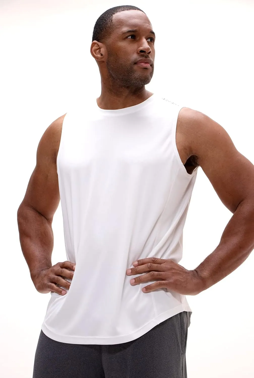 DEVOPS Men's Relaxed-Fit Workout Loungewear Gym Tank Top Sleeveless