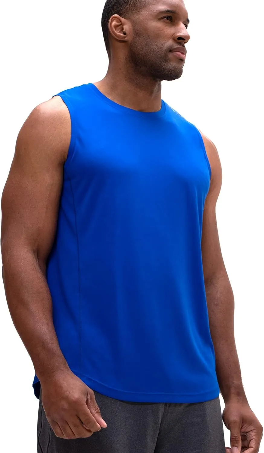 DEVOPS Men's Relaxed-Fit Workout Loungewear Gym Tank Top Sleeveless