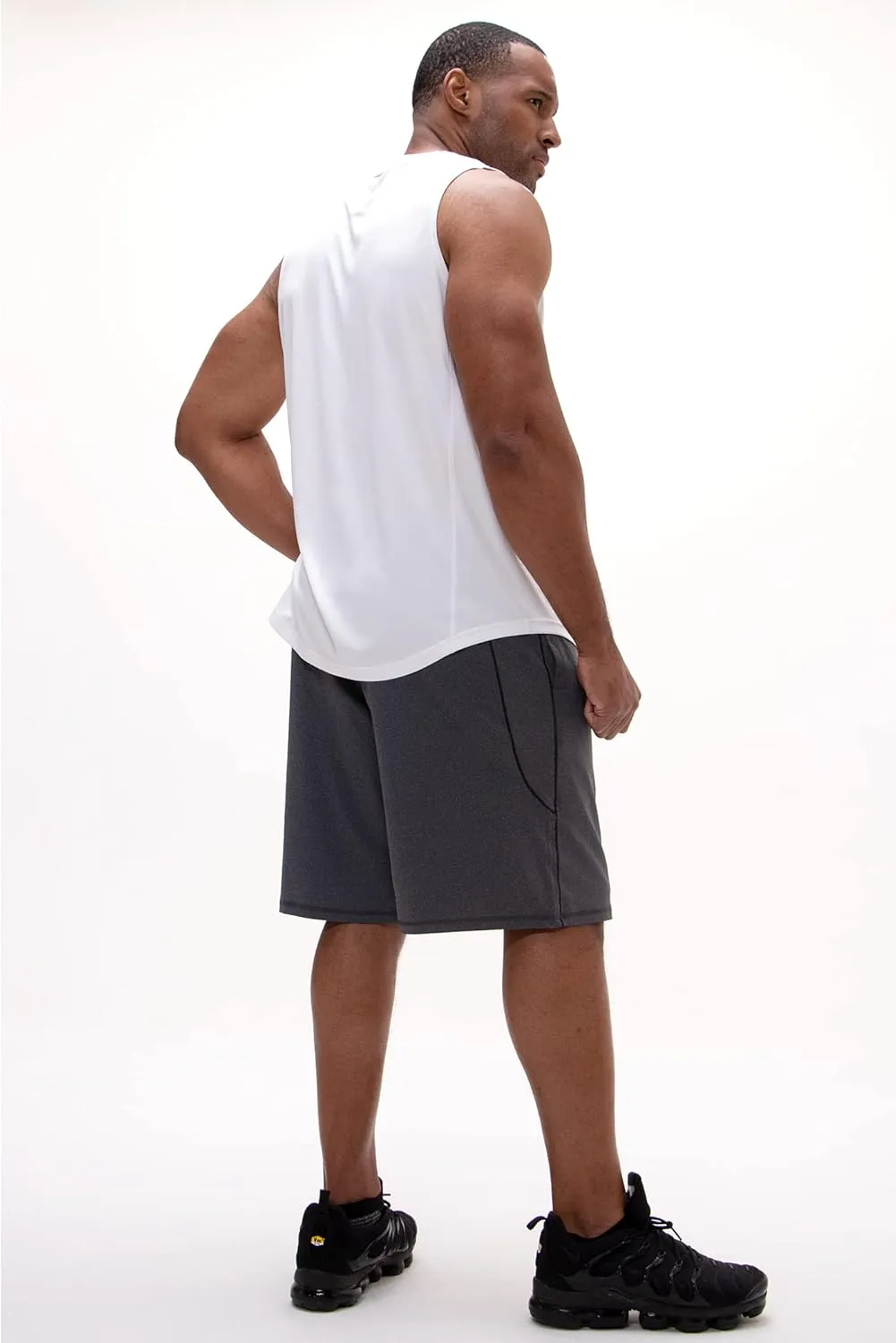 DEVOPS Men's Relaxed-Fit Workout Loungewear Gym Tank Top Sleeveless