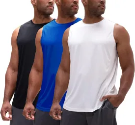 DEVOPS Men's Relaxed-Fit Workout Loungewear Gym Tank Top Sleeveless