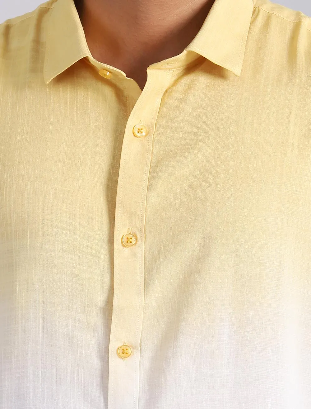 Dip Dye Men's Short Sleeve Shirt