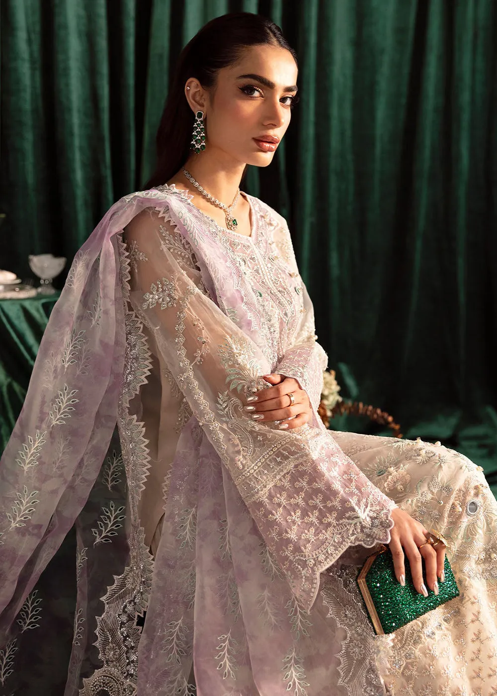 Elanora Embroidered Formals' 24 by Nureh | NEL-43