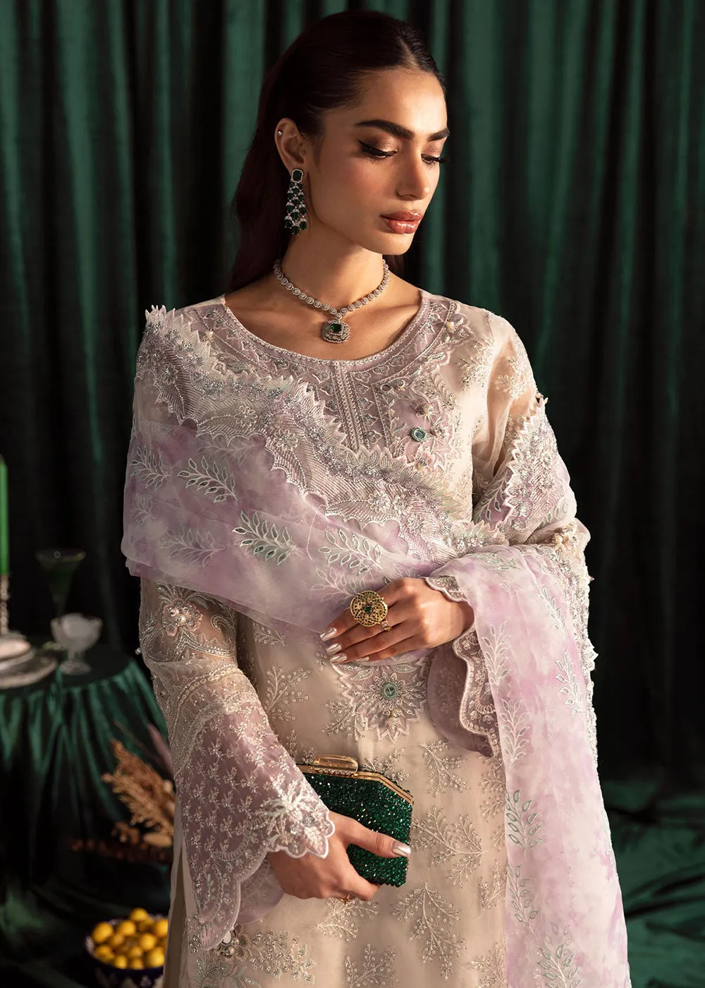 Elanora Embroidered Formals' 24 by Nureh | NEL-43