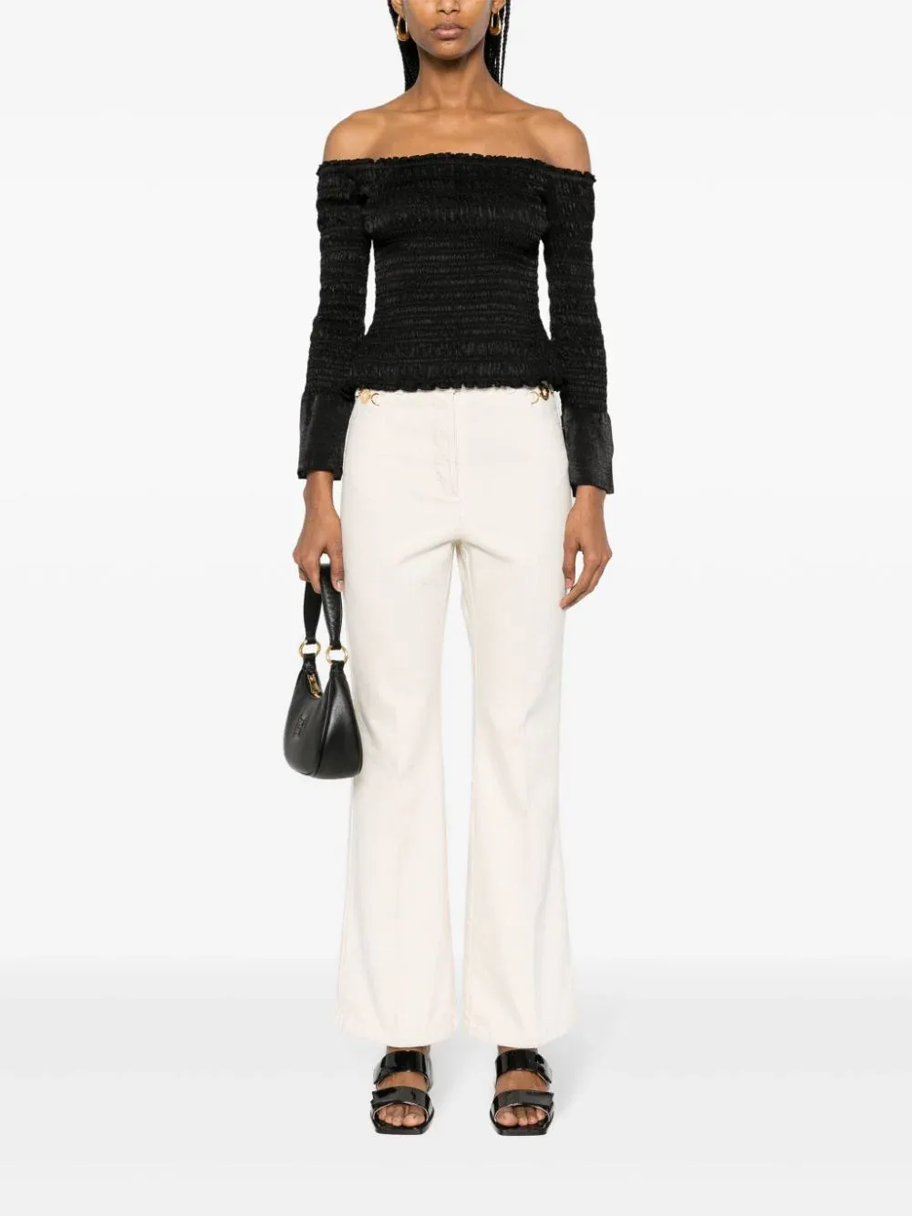 Flare Denim Trousers