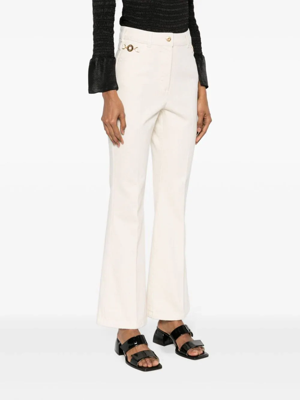 Flare Denim Trousers