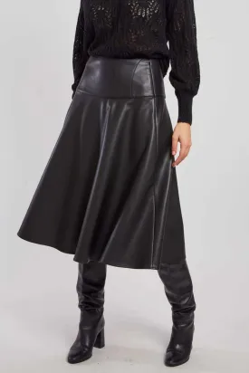 Gentiane Circle Skirt - Black