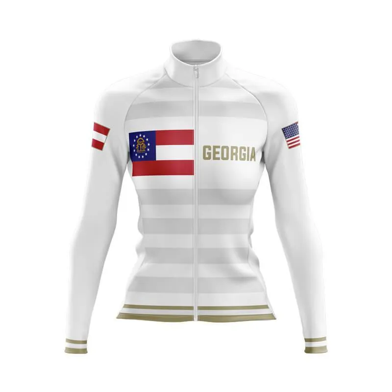 Georgia BB White Signature Thermal Club Jersey