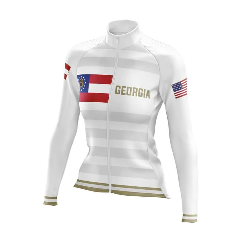Georgia BB White Signature Thermal Club Jersey
