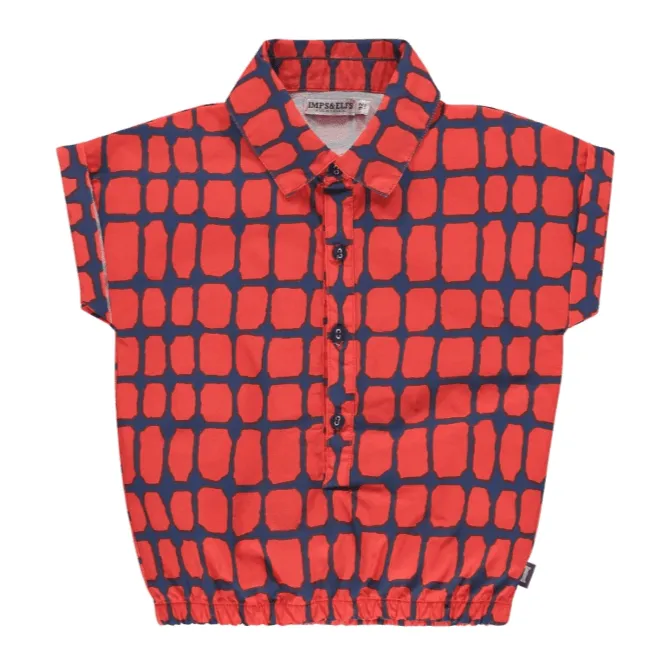 Imps &amp; Elfs Beach Red Light Blouse