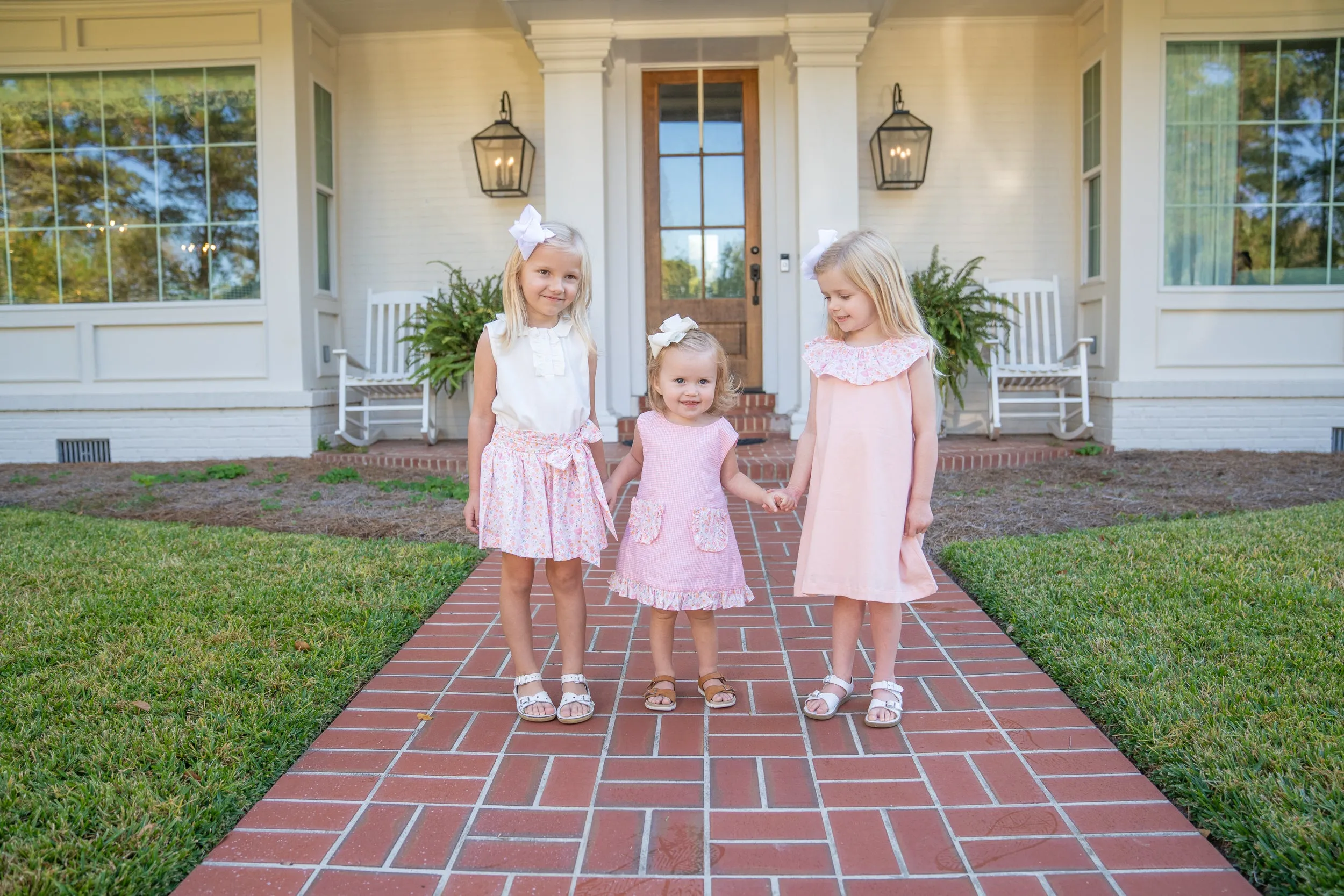 Lacey Pink Floral Skirt