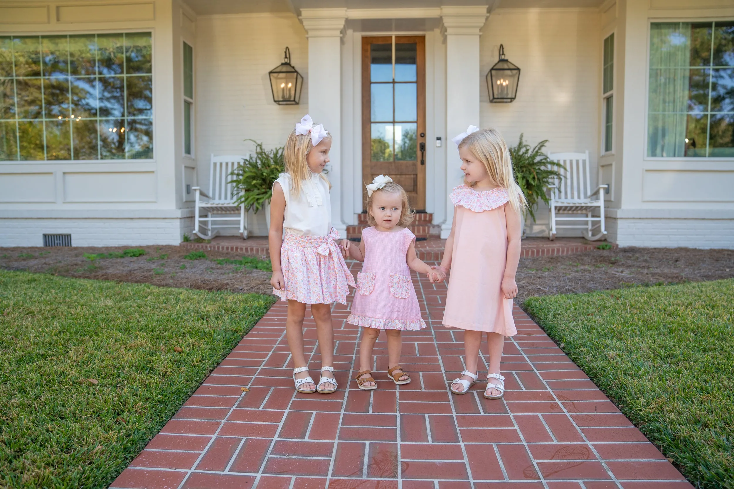 Lacey Pink Floral Skirt