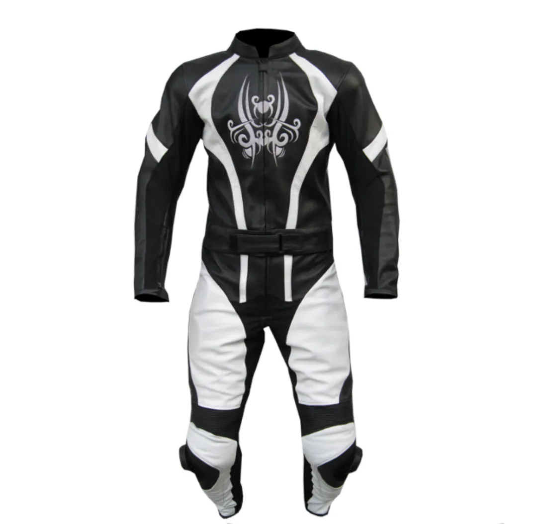 MOTORCYCLE SPIDER MAN LEATHER RACING SUIT