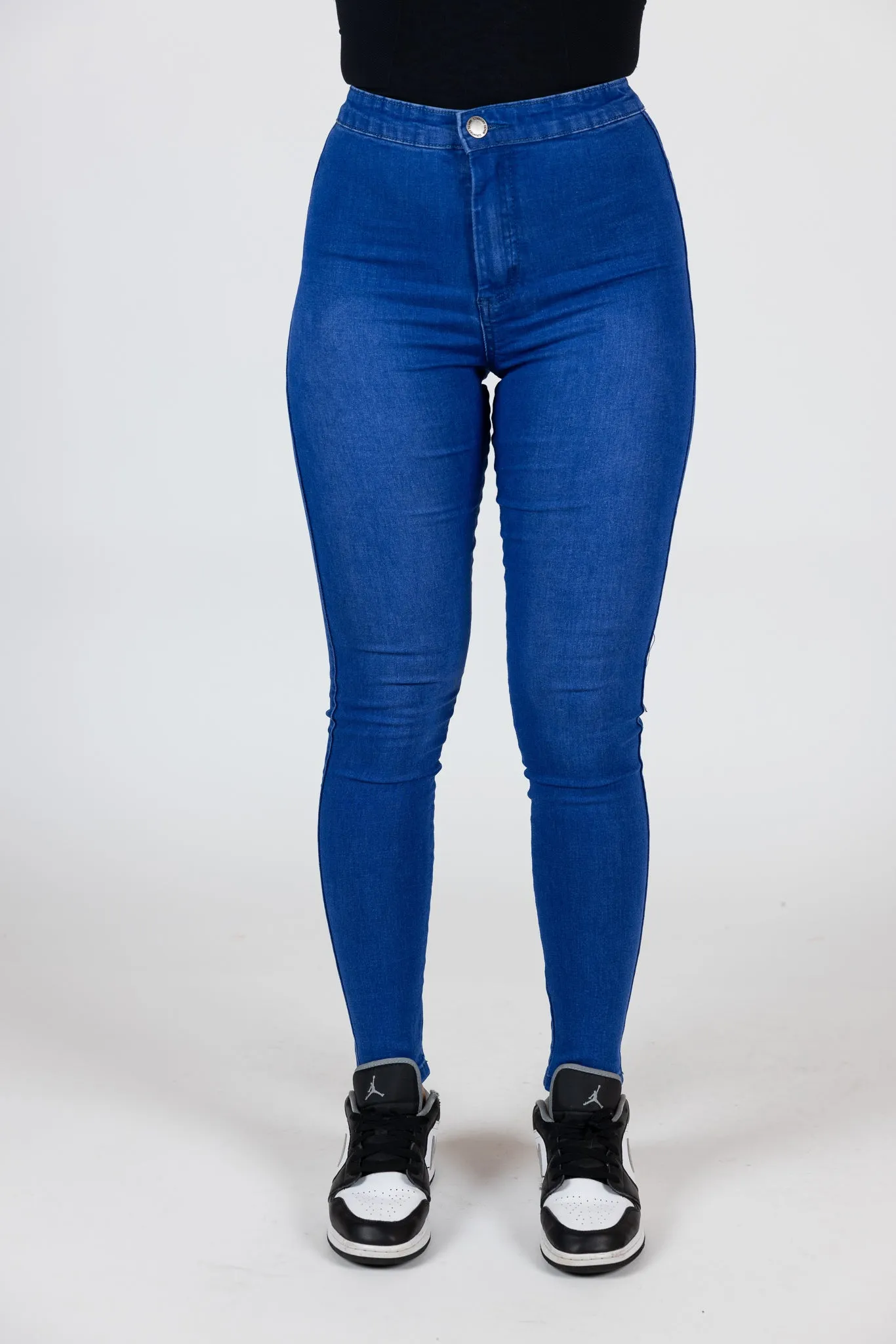 One Button Slim Jeans
