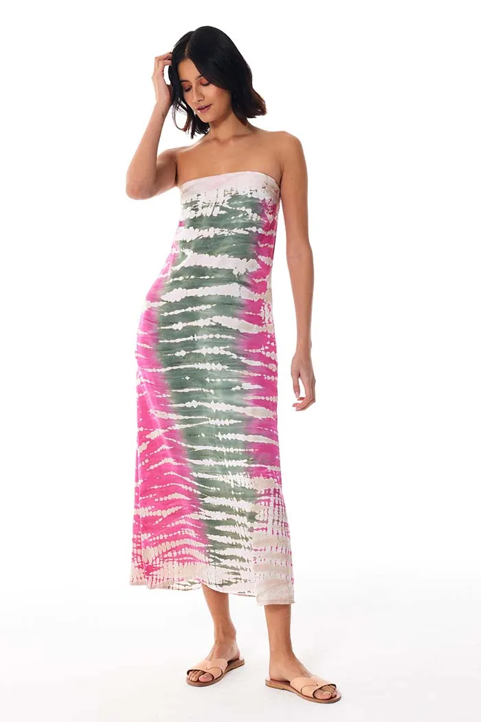 Reign Dress // Pink Flash Reef Wash