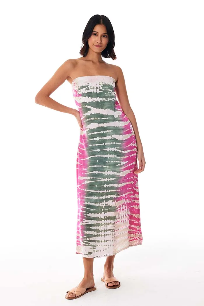 Reign Dress // Pink Flash Reef Wash