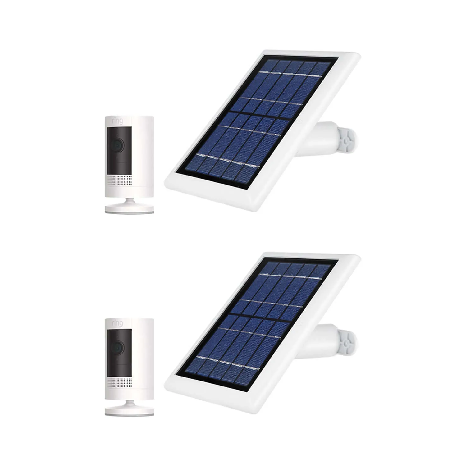Ring Stick Up Cam Battery   Solar Panel Bundle | Brand New