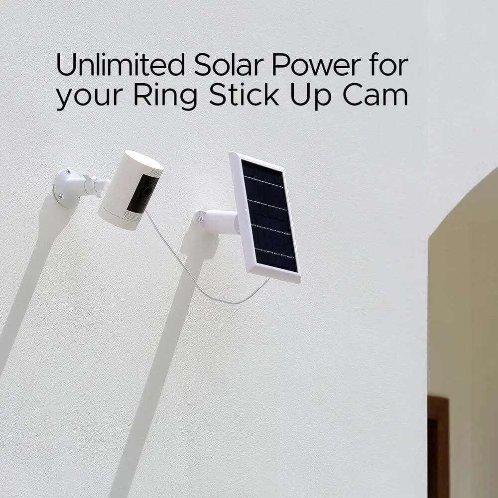 Ring Stick Up Cam Battery   Solar Panel Bundle | Brand New