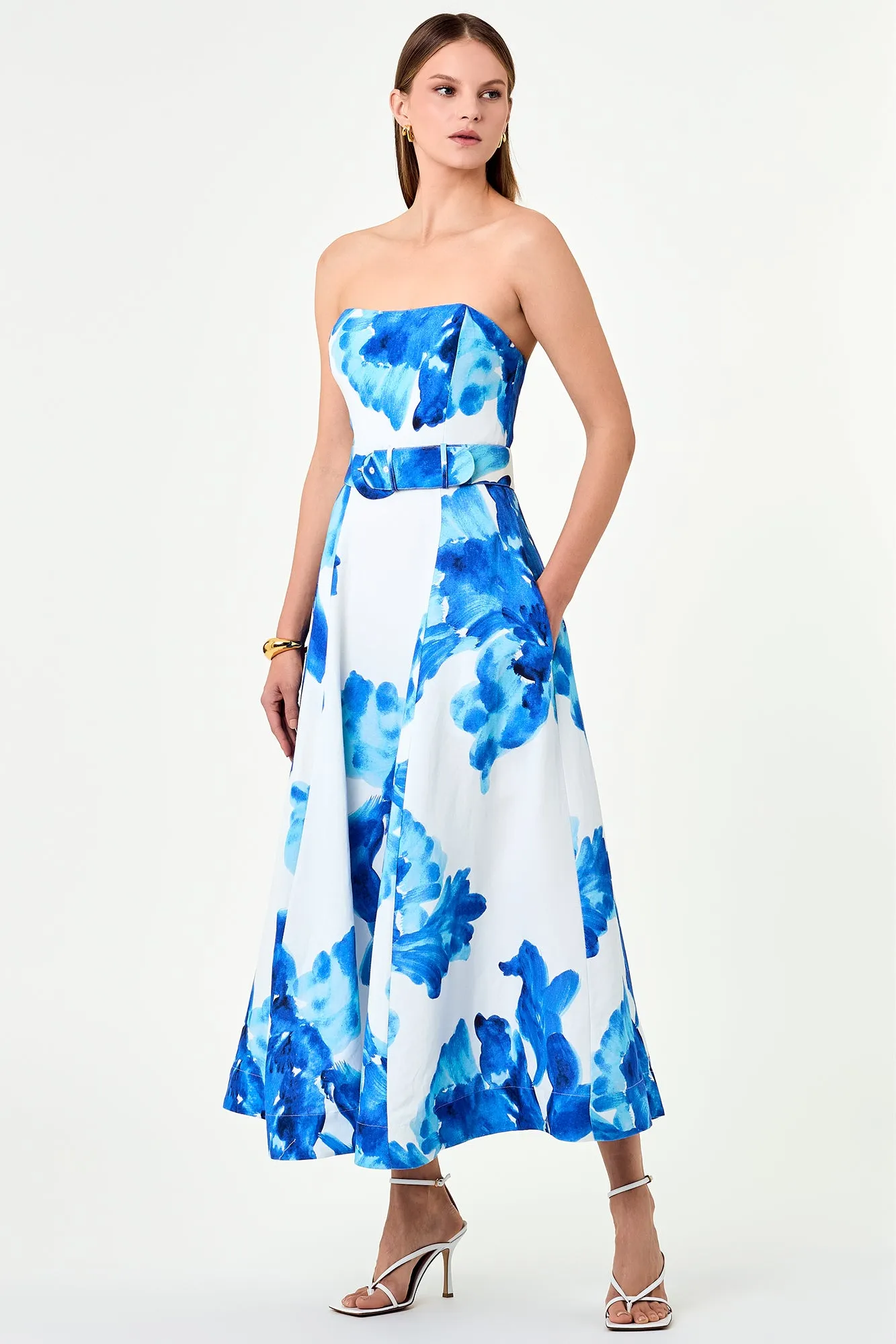 Sia Dress - Thalia Floral Ivory