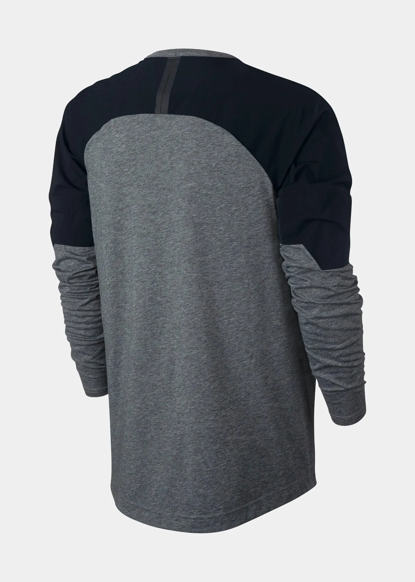 Sportswear Bonded Mens Long Sleeve T-Shirt (Grey)