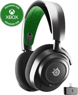SteelSeries Arctis Nova 7X Wireless Multi-Platform Gaming Headset  Neodymium Magnetic Drivers  2.4GHz Bluetooth  38Hr USB-C Battery  AI Mic  Xbox Series X|S, PC, PS5, Switch, VR, Mobile - Black