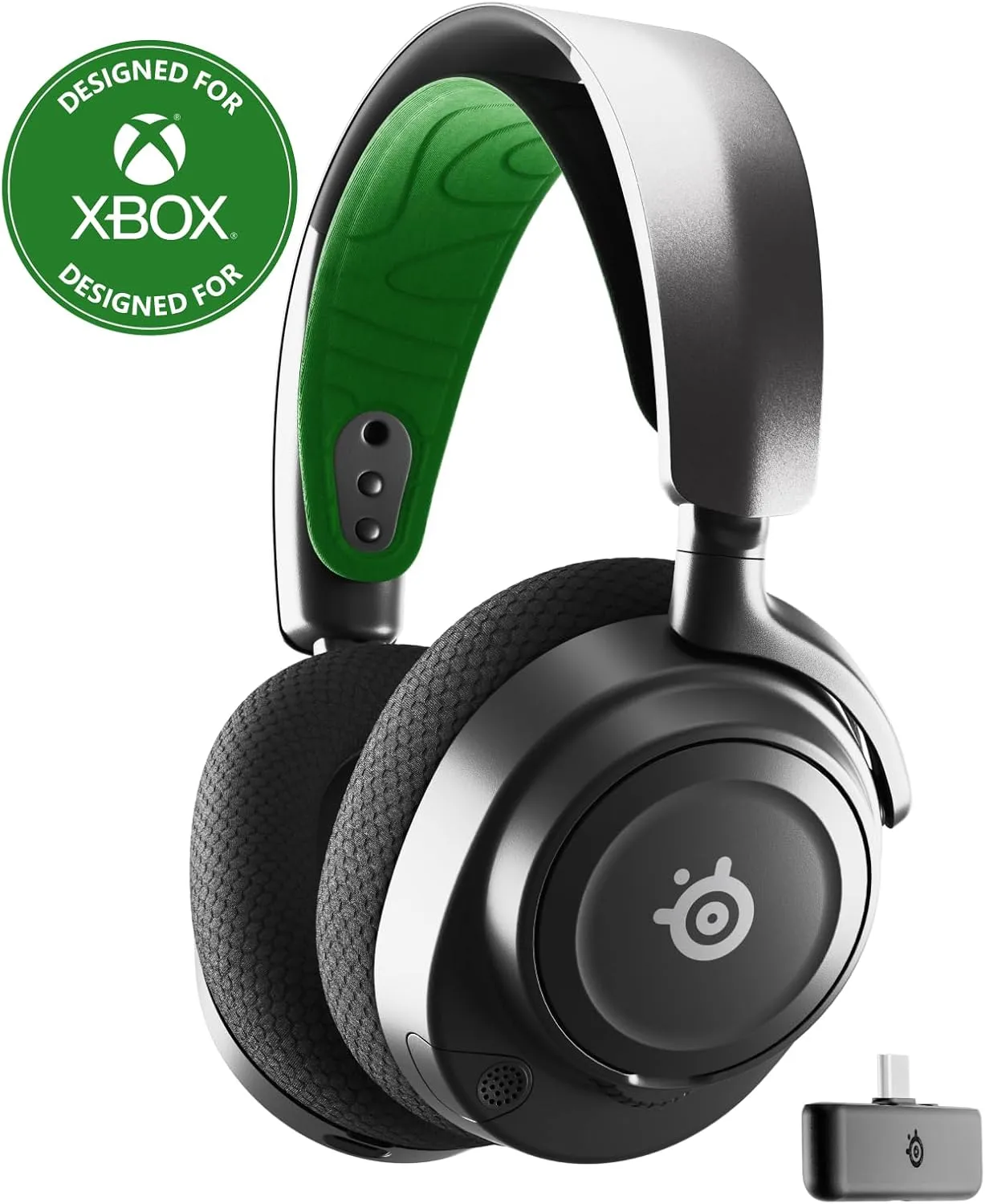 SteelSeries Arctis Nova 7X Wireless Multi-Platform Gaming Headset  Neodymium Magnetic Drivers  2.4GHz Bluetooth  38Hr USB-C Battery  AI Mic  Xbox Series X|S, PC, PS5, Switch, VR, Mobile - Black