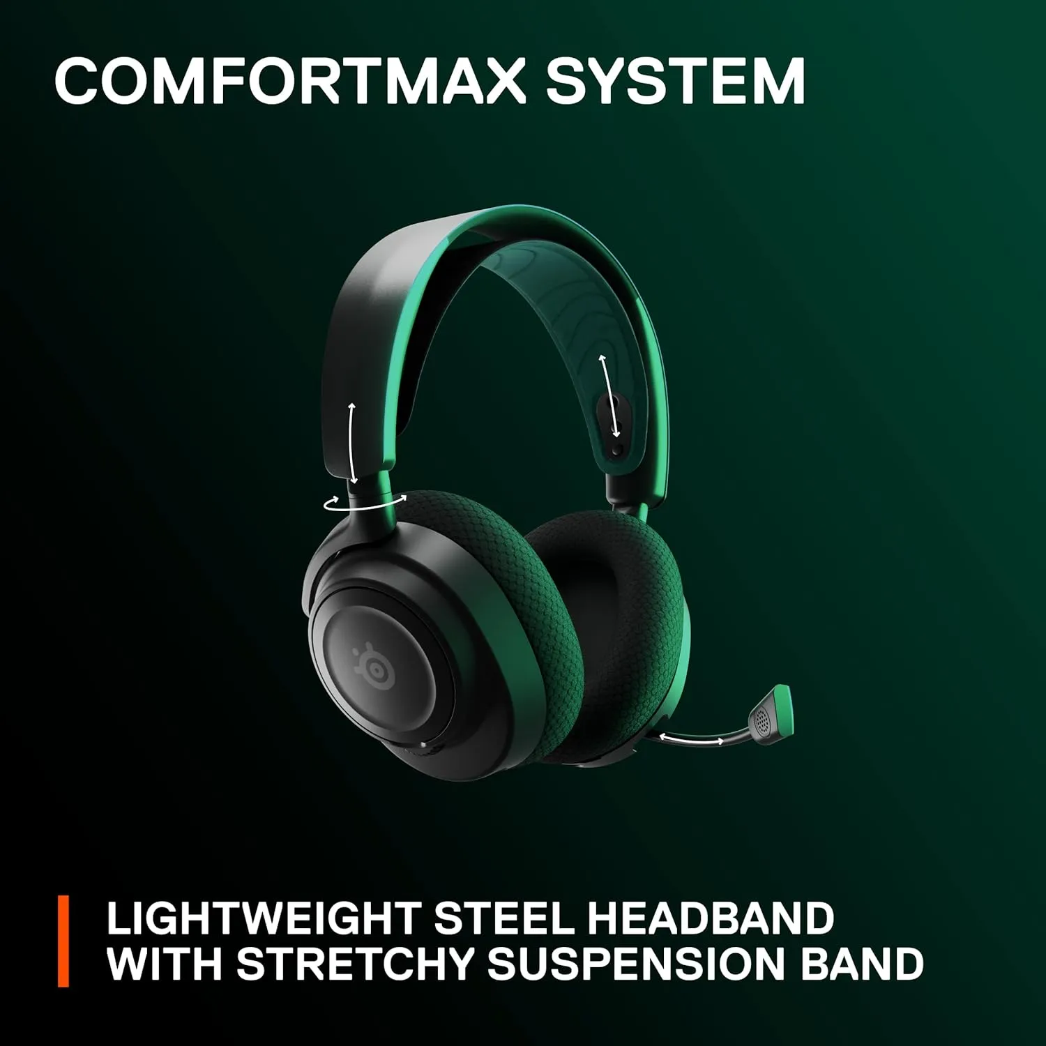 SteelSeries Arctis Nova 7X Wireless Multi-Platform Gaming Headset  Neodymium Magnetic Drivers  2.4GHz Bluetooth  38Hr USB-C Battery  AI Mic  Xbox Series X|S, PC, PS5, Switch, VR, Mobile - Black