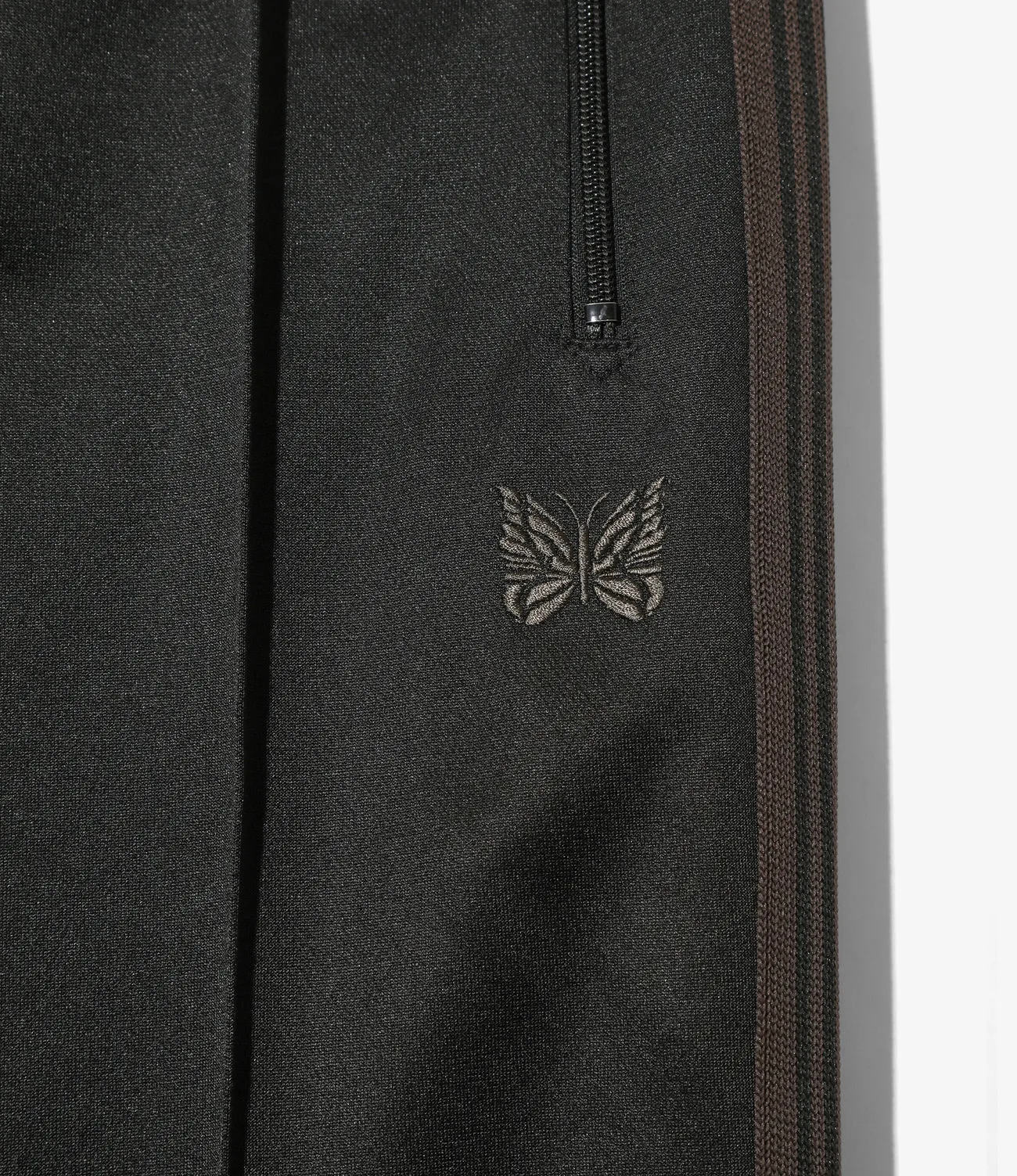 Track Pant – Black Smooth Polyester