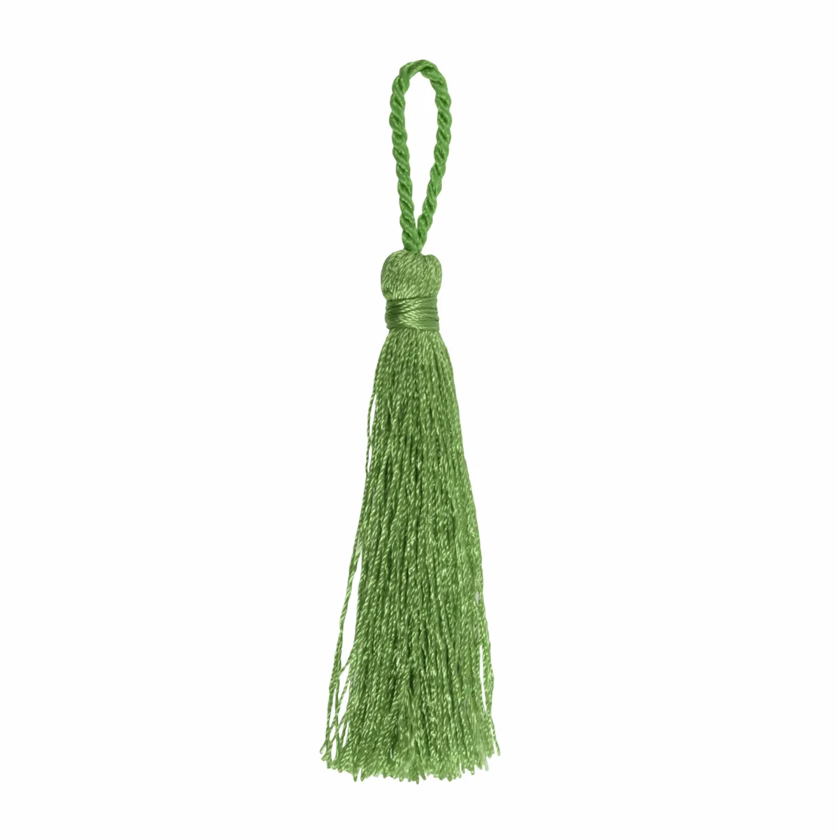 Trimits Green Tassels - 10cm (Pack of 10)