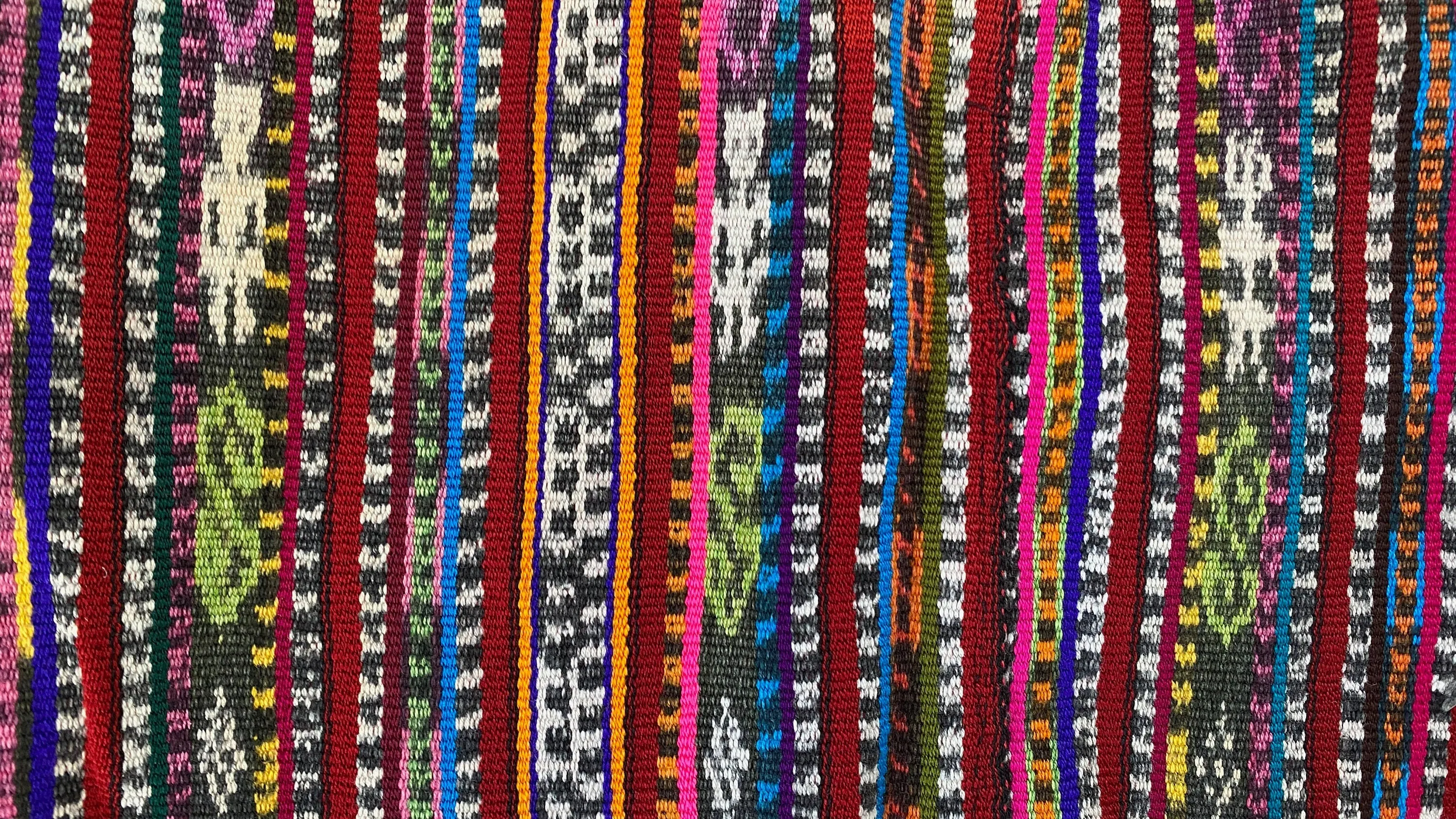 Vintage Solola Guatemalan Huipil Blouse. Hand-Woven & Embroidered