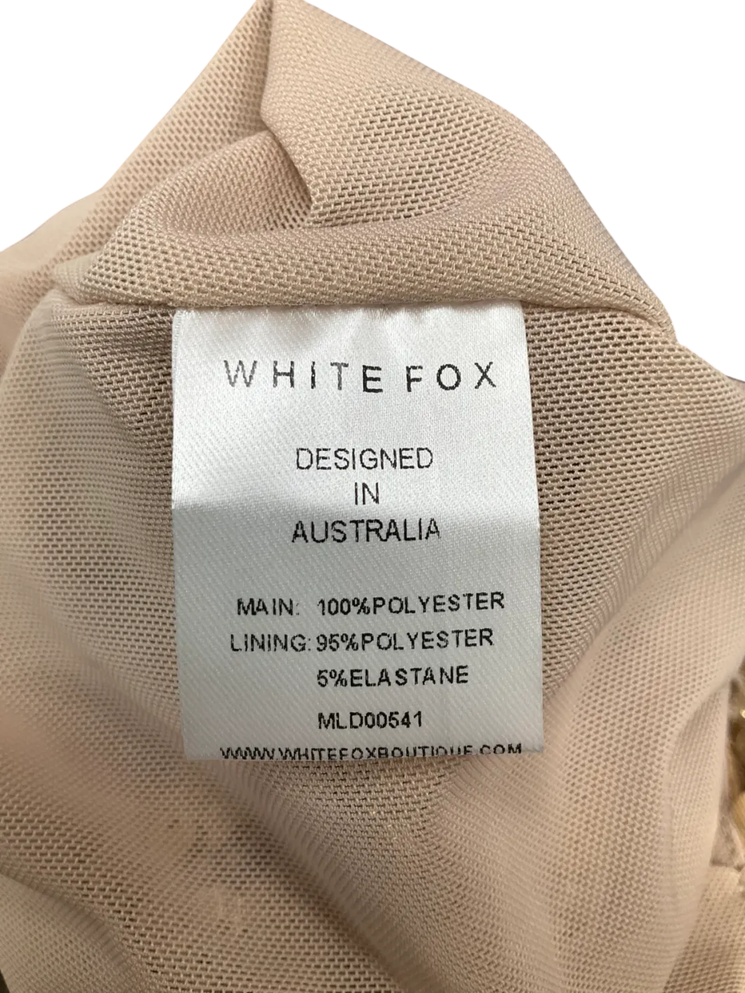 White Fox Metallic Stepping Out In Style Sequin Mini Skirt UK L